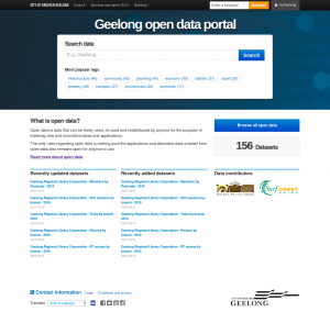 City of Greater Geelong Open Data Portal