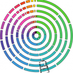 Annular representation of data - step 6